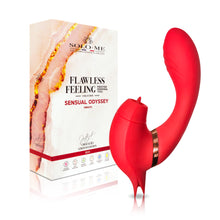 Flawless Feeling Sensual Odyssey Vibrate - Red